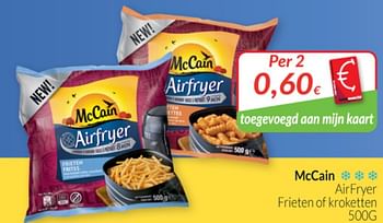 Promoties Mccain airfryer frieten of kroketten - Mc Cain - Geldig van 01/11/2019 tot 30/11/2019 bij Intermarche