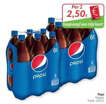 Promoties Pepsi regular - Pepsi - Geldig van 01/11/2019 tot 30/11/2019 bij Intermarche