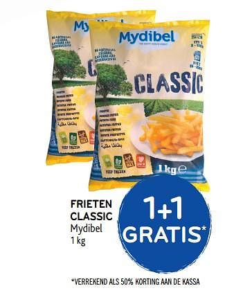 Promotions 1+1 gratis frieten classic mydibel - Mydibel - Valide de 06/11/2019 à 19/11/2019 chez Alvo