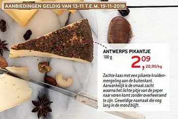 Promoties Antwerps pikantje - Huismerk - Alvo - Geldig van 13/11/2019 tot 19/11/2019 bij Alvo