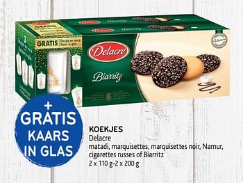 Promoties Koekjes delacre + gratis kaars in glas - Delacre - Geldig van 06/11/2019 tot 19/11/2019 bij Alvo