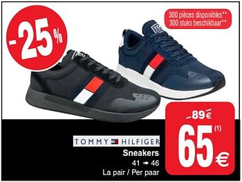 Promotions Sneakers - Tommy Hilfiger - Valide de 05/11/2019 à 18/11/2019 chez Cora
