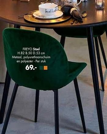 Promoties Freyo stoel - Huismerk - Casa - Geldig van 28/10/2019 tot 24/11/2019 bij Casa