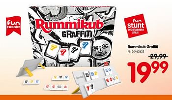 Promoties Rummikub graffiti - Goliath - Geldig van 24/10/2019 tot 31/12/2019 bij Fun