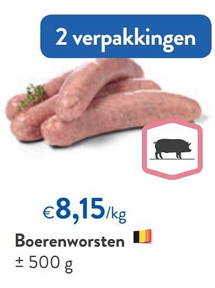 Promoties Boerenworsten - Huismerk - Okay  - Geldig van 06/11/2019 tot 19/11/2019 bij OKay