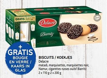 Promoties Biscuits delacre gratis bougie en verre - Delacre - Geldig van 06/11/2019 tot 19/11/2019 bij Alvo