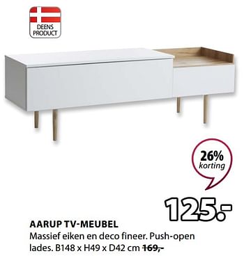 Huismerk Jysk Aarup tv-meubel - Promotie Jysk