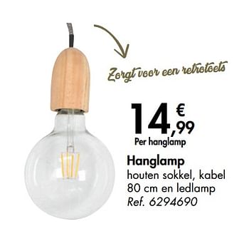Promoties Hanglamp - Huismerk - Carrefour  - Geldig van 06/11/2019 tot 18/11/2019 bij Carrefour