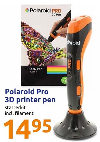 Wennen aan Televisie kijken Doorlaatbaarheid Polaroid Polaroid pro 3d printer pen - Promotie bij Action