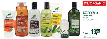 Promoties Hemp oil 2-in-1 shampoo - Dr. Organic - Geldig van 04/11/2019 tot 01/12/2019 bij Holland & Barret