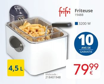 Promotions Frifri friteuse 1948b - FriFri - Valide de 29/10/2019 à 28/11/2019 chez Eldi