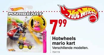 Promoties Hotwheels mario kart - Hot Wheels - Geldig van 30/10/2019 tot 06/12/2019 bij Trafic