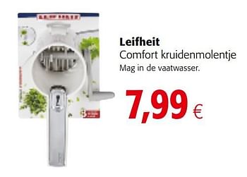 Promoties Leifheit comfort kruidenmolentje - Leifheit - Geldig van 06/11/2019 tot 19/11/2019 bij Colruyt