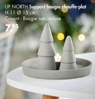 Promoties Support bougie chauffe-plat - Huismerk - Casa - Geldig van 28/10/2019 tot 24/11/2019 bij Casa