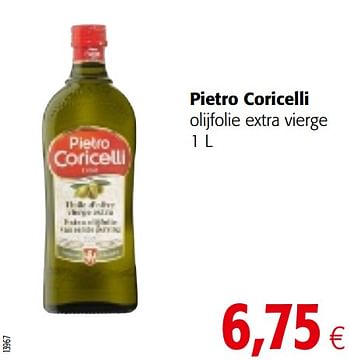 Promoties Pietro coricelli olijfolie extra vierge - Pietro Coricelli - Geldig van 06/11/2019 tot 19/11/2019 bij Colruyt