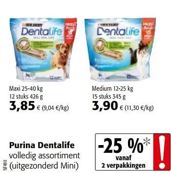 Promoties Purina dentalife volledig assortiment - Purina - Geldig van 06/11/2019 tot 19/11/2019 bij Colruyt