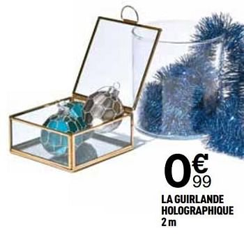 Promotions La guirlande holographique - Produit Maison - Centrakor - Valide de 04/11/2019 à 25/11/2019 chez Centrakor