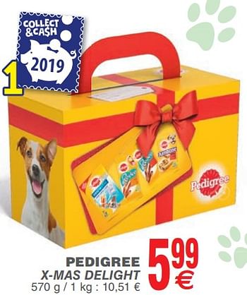 Promoties Pedigree x-mas delight - Pedigree - Geldig van 12/11/2019 tot 18/11/2019 bij Cora