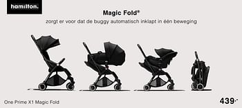 Promoties One prime x1 magic fold - Huismerk - Baby & Tiener Megastore - Geldig van 10/11/2019 tot 16/11/2019 bij Baby & Tiener Megastore