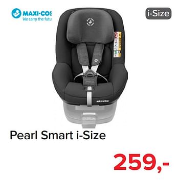 Promoties Pearl smart i-size - Maxi-cosi - Geldig van 01/11/2019 tot 07/12/2019 bij Baby-Dump
