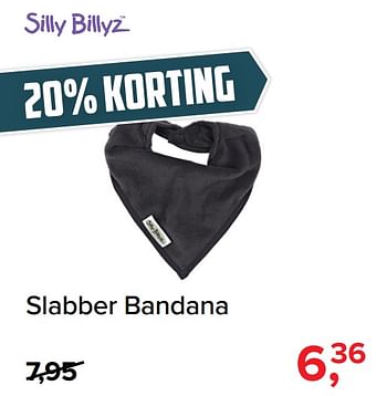 Promotions Slabber bandana - Silly Billyz - Valide de 01/11/2019 à 07/12/2019 chez Baby-Dump