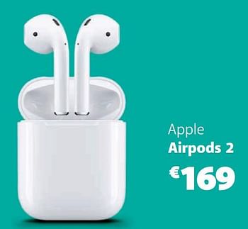 Promoties Apple airpods 2 - Apple - Geldig van 10/11/2019 tot 07/12/2019 bij Base