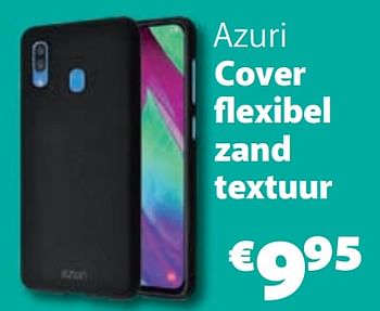 Promoties Azuri cover flexibel zand textuur - Azuri - Geldig van 10/11/2019 tot 07/12/2019 bij Base