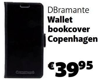 Promoties Dbramante wallet bookcover copenhagen - D. Bramante - Geldig van 10/11/2019 tot 07/12/2019 bij Base