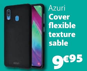 Promotions Azuri cover flexibel texture sable - Azuri - Valide de 10/11/2019 à 07/12/2019 chez Base