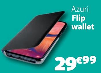 Promotions Azuri flip wallet - Azuri - Valide de 10/11/2019 à 07/12/2019 chez Base