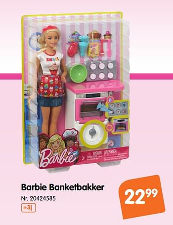 Promoties Barbie banketbakker - Mattel - Geldig van 06/11/2019 tot 19/11/2019 bij Fun