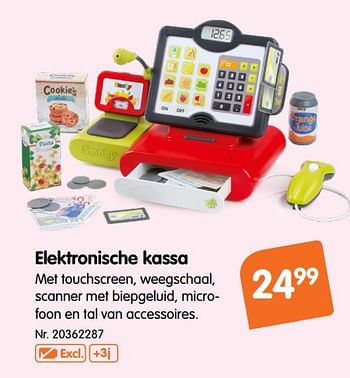 Promoties Elektronische kassa - Smoby - Geldig van 06/11/2019 tot 19/11/2019 bij Fun
