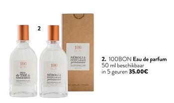 Promoties 100bon eau de parfum - 100 Bon  - Geldig van 06/11/2019 tot 31/12/2019 bij DI