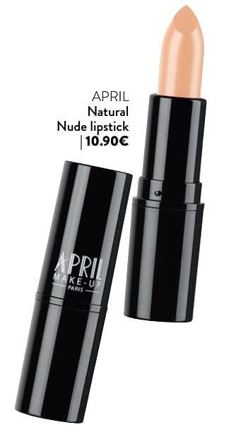 Promoties April natural nude lipstick - April  - Geldig van 06/11/2019 tot 31/12/2019 bij DI
