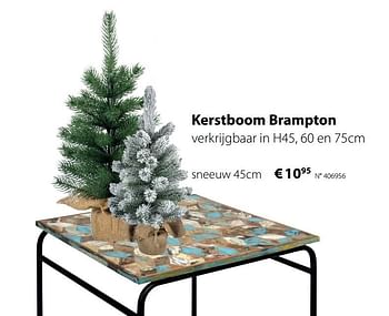 Promoties Kerstboom brampton sneeuw - Huismerk - Unikamp - Geldig van 11/11/2019 tot 08/12/2019 bij Unikamp