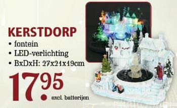 Promotions Kerstdorp - Produit Maison - Van Cranenbroek - Valide de 02/11/2019 à 24/11/2019 chez Van Cranenbroek