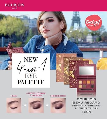 Promotion Di Bourjois Beau Regard Disponible En 3 Differentes Palettes De Couleurs Bourjois Soins Du Corps Valide Jusqua 4 Promobutler