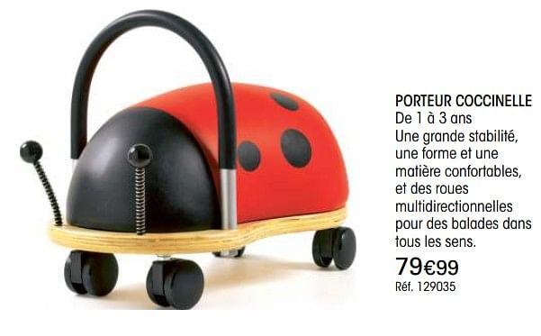 Oxybul on sale porteur coccinelle