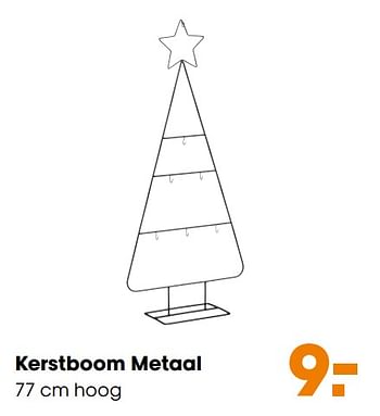 Promotions Kerstboom metaal - Produit maison - Kwantum - Valide de 25/11/2019 à 01/12/2019 chez Kwantum