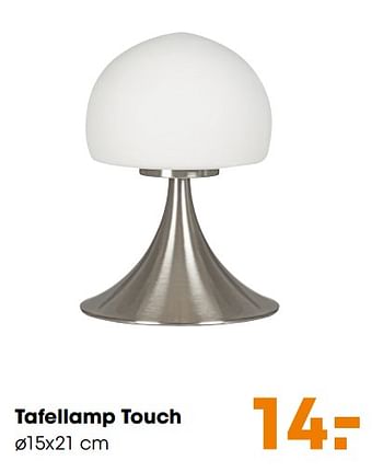 grafisch klem golf Huismerk - Kwantum Tafellamp touch - Promotie bij Kwantum