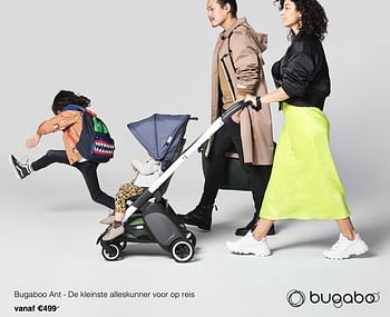 Promoties Bugaboo ant - de kleinste alleskunner voor op reis - Bugaboo - Geldig van 17/11/2019 tot 23/11/2019 bij Baby & Tiener Megastore