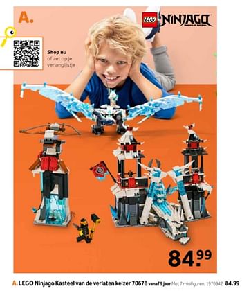 Promoties Lego ninjago kasteel van de verlaten keizer 70678 v - Lego - Geldig van 14/10/2019 tot 08/12/2019 bij Intertoys