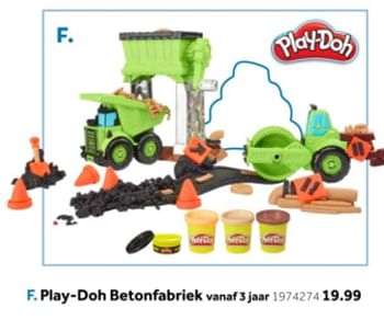 Promoties Play-doh betonfabriek - Play-Doh - Geldig van 14/10/2019 tot 08/12/2019 bij Intertoys