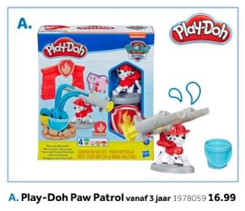 Promotions Play-doh paw patrol - Play-Doh - Valide de 14/10/2019 à 08/12/2019 chez Intertoys