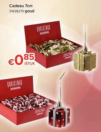 Promoties Cadeau goud - Huismerk - Euroshop - Geldig van 22/11/2019 tot 31/12/2019 bij Euro Shop