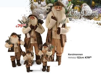 Promoties Kerstmannen 122cm - Huismerk - Euroshop - Geldig van 22/11/2019 tot 31/12/2019 bij Euro Shop