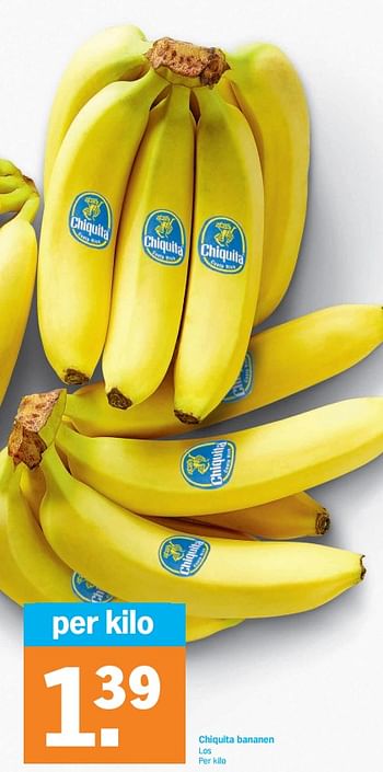 Promoties Chiquita bananen - Chiquita - Geldig van 18/11/2019 tot 24/11/2019 bij Albert Heijn