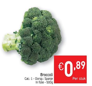 Promotions Broccoli - Produit maison - Intermarche - Valide de 19/11/2019 à 24/11/2019 chez Intermarche