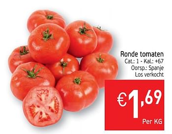 Promoties Ronde tomaten - Huismerk - Intermarche - Geldig van 19/11/2019 tot 24/11/2019 bij Intermarche