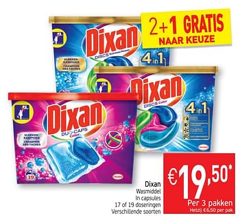 Promoties Dixan wasmiddel - Dixan - Geldig van 19/11/2019 tot 24/11/2019 bij Intermarche
